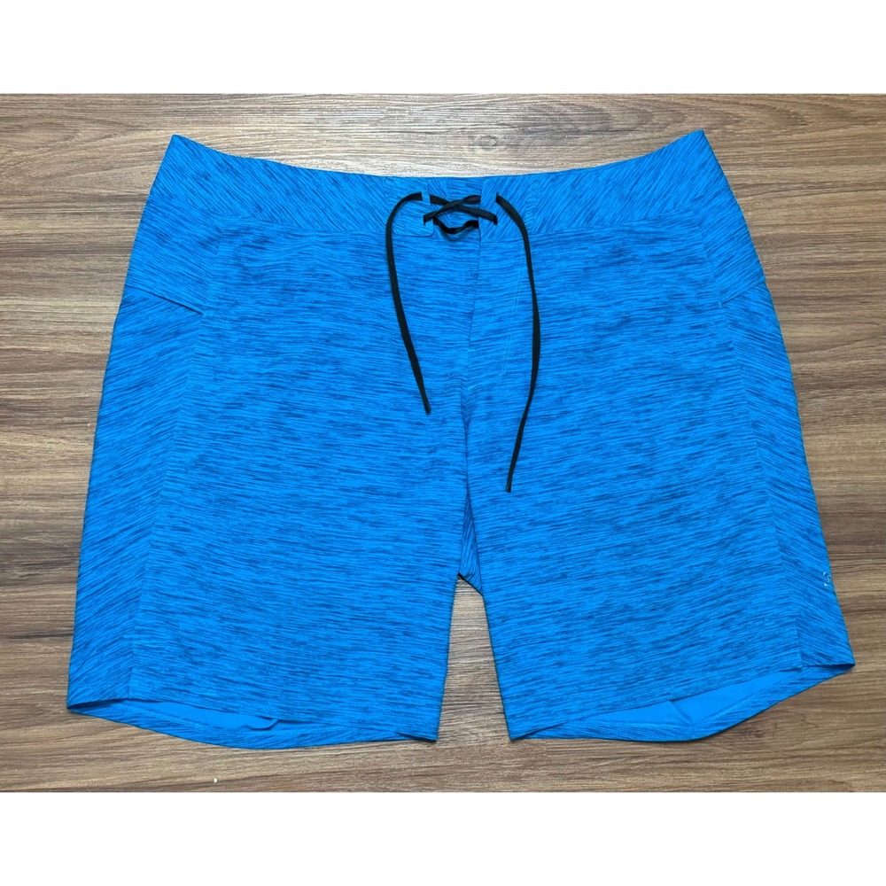 Lululemon Current State 10" Board Shorts Blue Space Dye Mens Sz 38